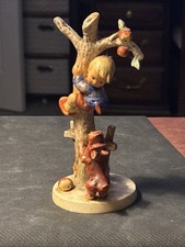 Vintage Hummel Goebel 56/A Culprits Boy Apple Tree Dog TMK-3 W Germany 7” picture