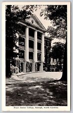 Raleigh North Carolina Peace Junior College Campus Buildings BW Postcard picture
