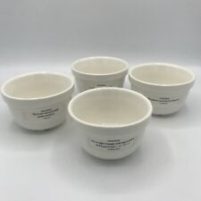 The Unemployed Philosophers Guild Porcelain Bowls.  Set Of 4 Each Is Different. picture