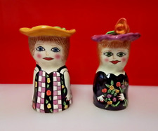 VINTAGE GANZ SUSAN PALEY SALT AND PEPPER SHAKERS MICHELLE AND JANE picture