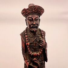 Vintage Tall Japanese Man Figurine Of Resin Handmade Chinese Decor Collectibles picture
