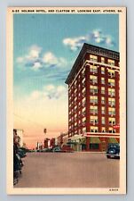 Athens GA-Georgia, Holman Hotel, Advertising, Antique, Vintage Souvenir Postcard picture
