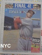 Stan Musial Dead Ny Daily News January 20 2013 🔥 picture