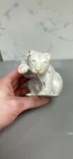 Vintage Handcrafted Pearlite Marble Bear picture