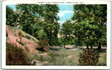 Postcard - Lover's Lane, Deming Park, Terre Haute, Indiana picture