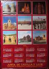 Original Poster Spain Castile and Leon Calendar 1984 Churchs Squares Castles picture