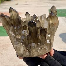 2.64LB Natural Citrine cluster mineral specimen quartz crystal healing picture