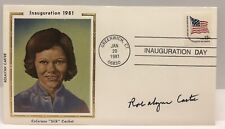Rosalynn Carter Signed 1981 Inauguration First Day Cover First Lady Auto picture