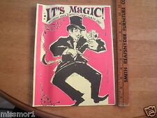 It's Magic 1967 signed John Cathy Daniel Magic show Program Tricks Magic Castle picture
