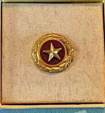 WW-2-KIA GOLD STAR MOTHERS US Military Lapel Pin Button 1947 ACT SALE  picture
