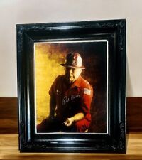 Authentic Red Adair Autographed 8x10 Framed Photo  picture