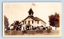 RPPC 1910. OCEANSIDE, CAL. HIGH SCHOOL. POSTCARD. HH18 picture
