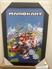 Super Mario Kart 2 Wall Art Original - Wooden Framing limited Find. picture