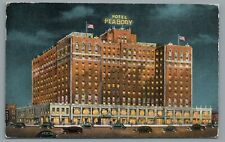 Hotel Peabody Memphis Tennessee Divided Back Linen Vintage Postcard c1947 picture