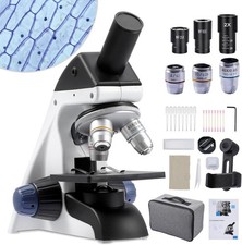 NEW Powerful Biological Compound Microscope for Teenage & Adults 40X-2000X picture