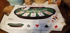 Blackjack ~ Mini Table Game ~  new, In Box + Excellent condition all 54cards picture