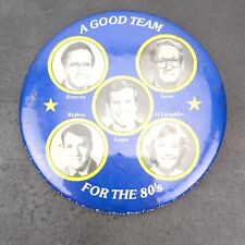 Vintage 1980s Indiana Republican Political Pin Badge Good Team For The 80s #H1 picture