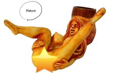 Open Legs Handmade Tobacco Smoking Hand Pipe / Pipe / Smoke / Handcraft / Gifts picture