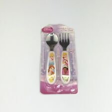 Learning Curve Disney Princess Fork & Spoon Set Y1282 BPA Free (Damaged Package) picture