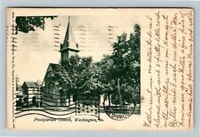 Washington IA-Iowa, Presbyterian Church, Panoramic Photo c1907 Vintage Postcard picture