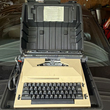 Sears The Scholar Electric Portable Typewriter w/ Correction & Carrying Case picture