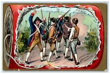 c1910's Minute Men American Revolution Embossed Tuck's Posted Antique Postcard picture