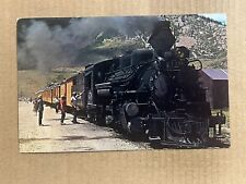 Postcard Durango CO Colorado Main Street Railroad Train Vintage PC picture