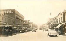 Postcard RPPC 1930s Oregon Klamath Falls Street Scene Automobiles 23-11563 picture
