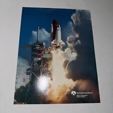 Vintage NASA Engineer Owned Rockwell Photograph Space Shuttle Launch Astronaut 2 picture