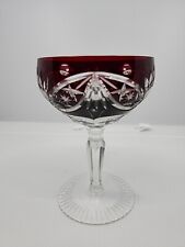 Vintage Short Goblet Echt Bleikristall Crystal Marsala Cordial Glass 5.5