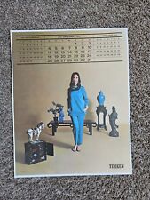 Vintage Timken Calendar January 1970 picture