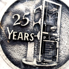 1973 Nashua, Iowa Hydrotile Machinery Co 25th Anniversary Keychain Industrial 6B picture