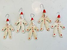 Vintage Clown Ornaments. Made In Japan picture