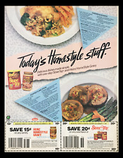 1987 Stove Top & Heinz HomeStyle Gravy Circular Coupon Advertisement picture