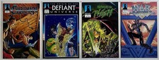 NM Origin Of Defiant Universe #1/Warriors Of Plasm #1/Charlemagne 0/War Dancer 1 picture