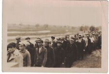 Original WWII Photograph Jewish Holocaust Concentration Camp Survivors 1945 picture
