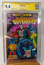 Outsiders #11 (1994) DC CGC 9.4 NM SIGNED Paul Pelletier White Pages picture