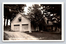 RPPC Big Dog at Hillside Farm House Rochester Vermont VT Real Photo Postcard picture