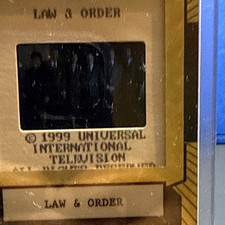 Leaf Slideshow 1999 Law & Order TVM-L01 Original Slide Non-Sport Card 1/1 picture
