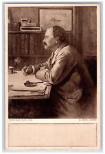 c1910's Rudyard Kipling Burne Jones Writing Unposted Antique Postcard picture