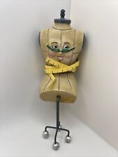 2006 WMG Anthropomorphic Sewing Shelf Sitter Dress Form Sewing Figurine picture