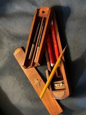 Koh-I-Noor Hardtmuth Vintage Pencil Extender Leadholder Brass Box & Sharpener picture