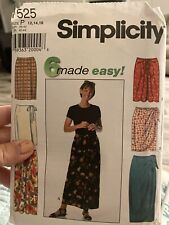 1997 Vintage Simplicity Sewing Pattern 7525 Size 12-16 Cut and Complete  picture
