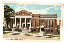 Postcard 1924 First Methodist Church Fremont Nebraska picture