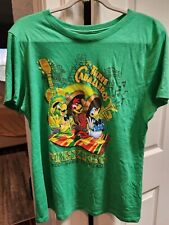 Disney Epcot Mexico World Showcase Three Caballeros Green Ladies Shirt XXL  picture