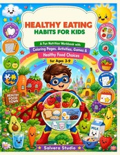 Healthy Eating Habits for Kids - A Fun Nutrition Workbook Coloring Pages, Activi picture