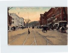Postcard Elm Street Looking North Manchester New Hampshire USA picture