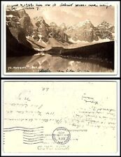 1920s CANADA RPPC Postcard - Alberta, Moraine Lake M10 picture