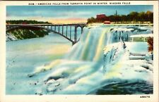 Niagara Falls American Falls From Terrapin Point  Vintage Postcard picture