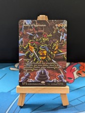 MTG - TMNT - PZA - Waves of Aggression (Borderless) M Normal 13 NM picture
